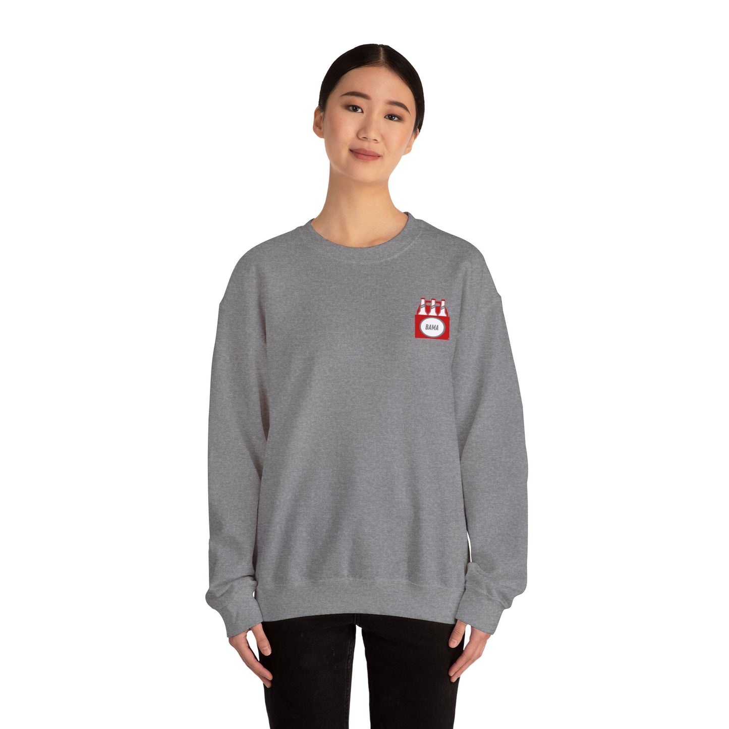 BAMA beer bottle Crewneck Sweatshirt