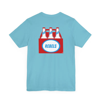 REBELS beer bottle t-shirt