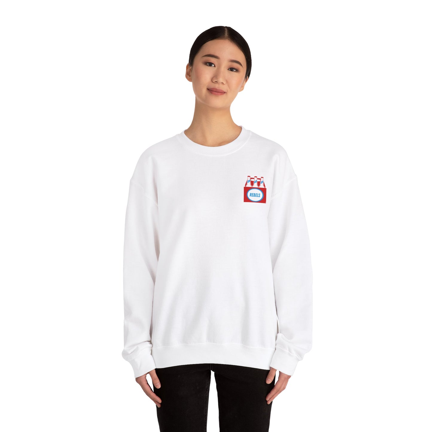 REBELS beer bottle Crewneck Sweatshirt