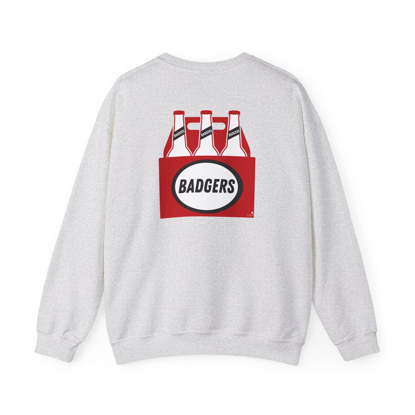 BADGERS beer bottle Crewneck Sweatshirt