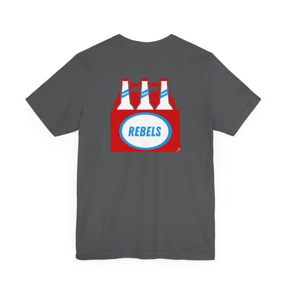 REBELS beer bottle t-shirt