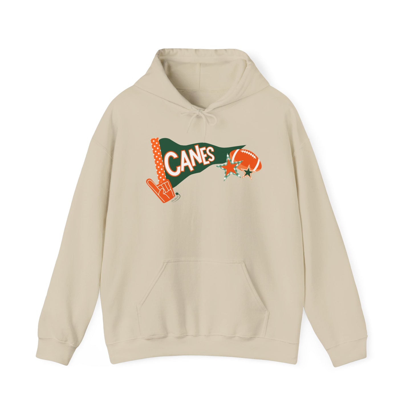 CANES pennant Hooded Sweatshirt