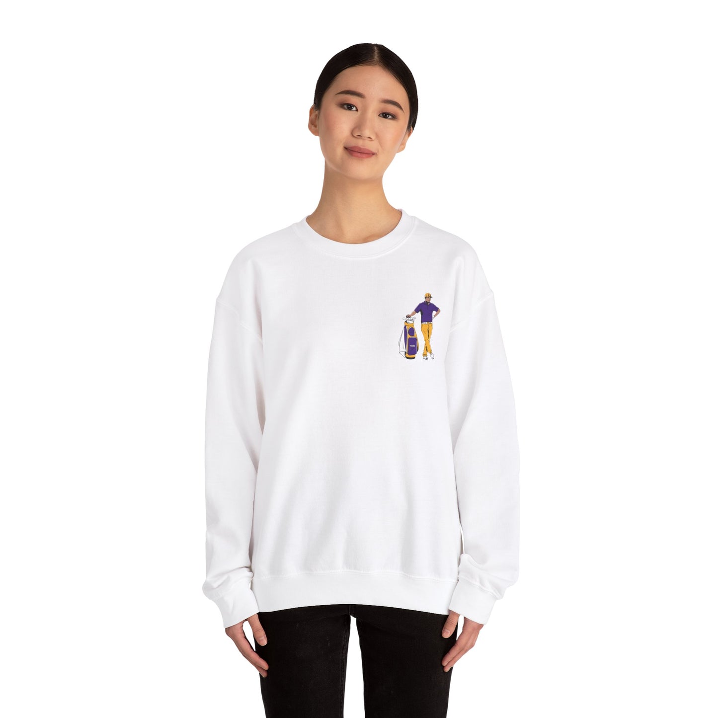 TIGERS Golf Guy Crewneck Sweatshirt