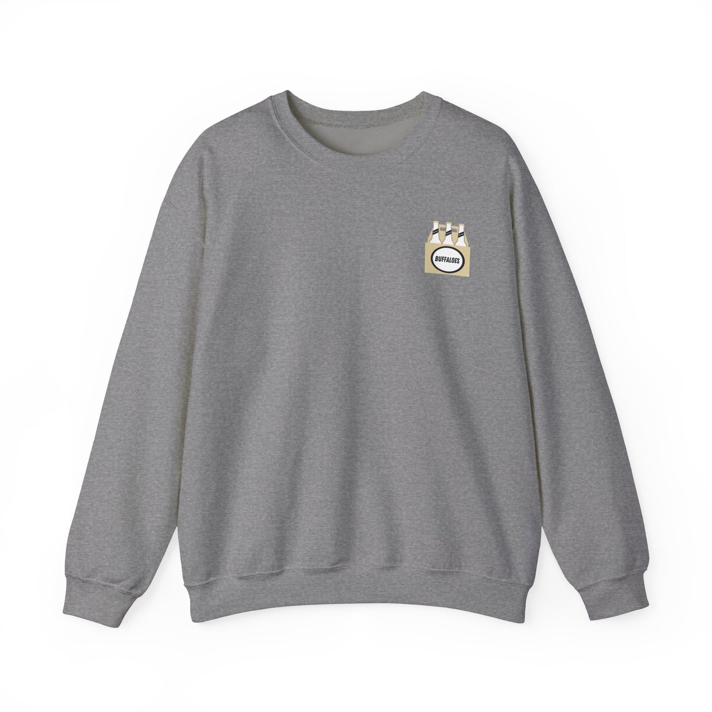 BUFFALOES beer bottle Crewneck Sweatshirt