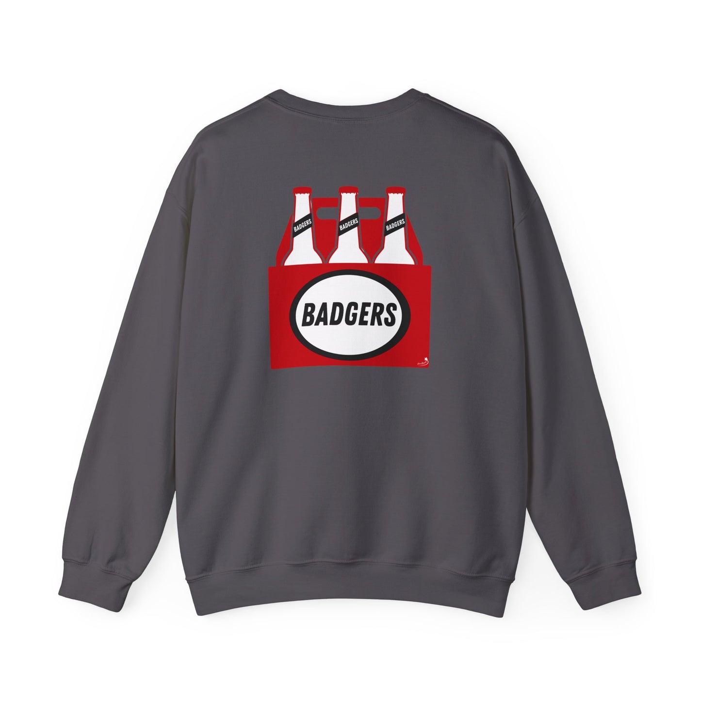 BADGERS beer bottle Crewneck Sweatshirt