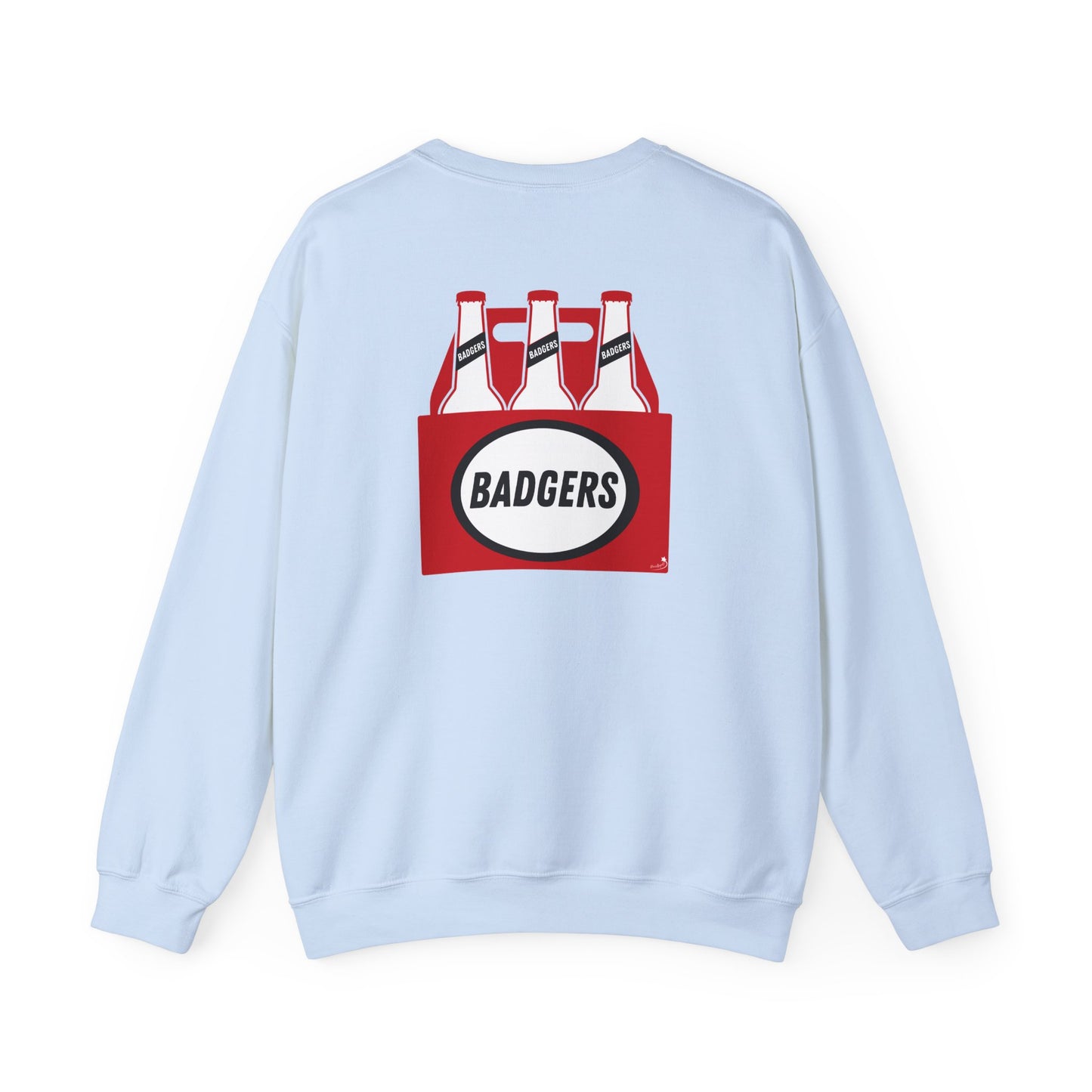 BADGERS beer bottle Crewneck Sweatshirt