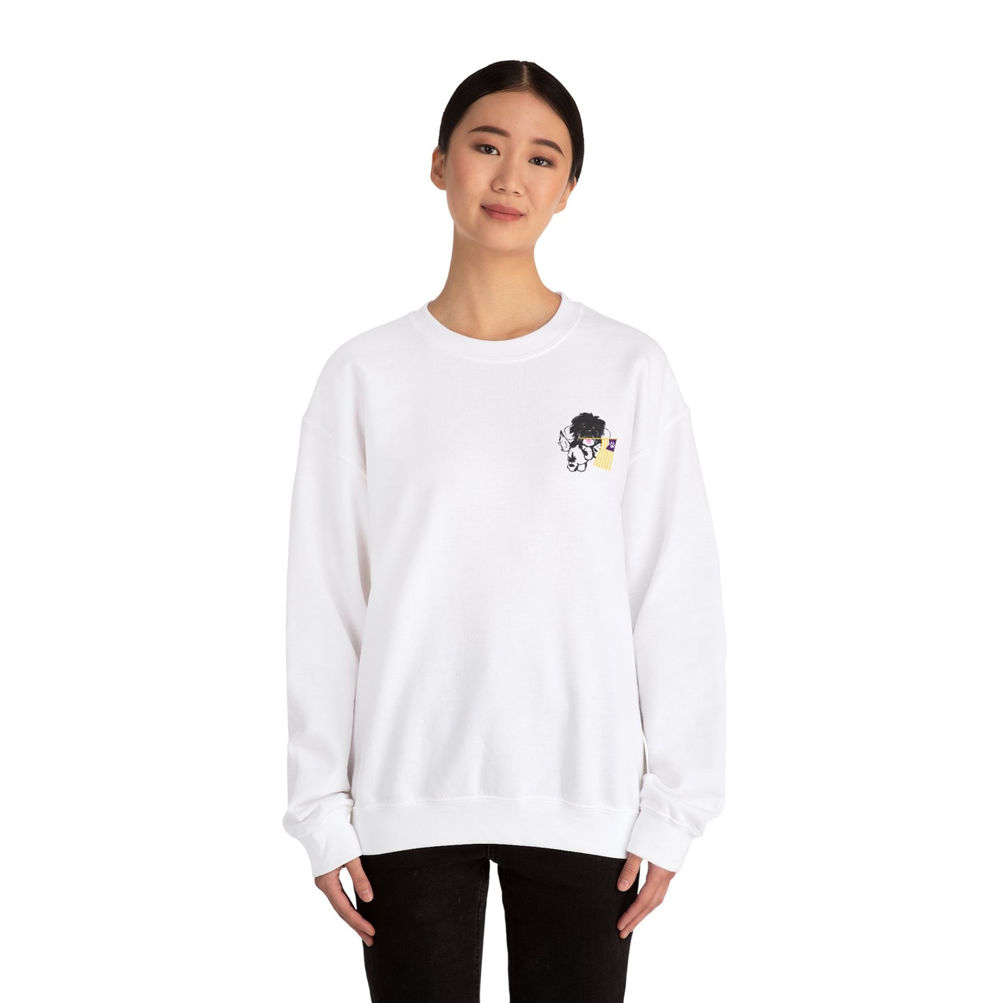 DOG havanese tigers Crewneck Sweatshirt