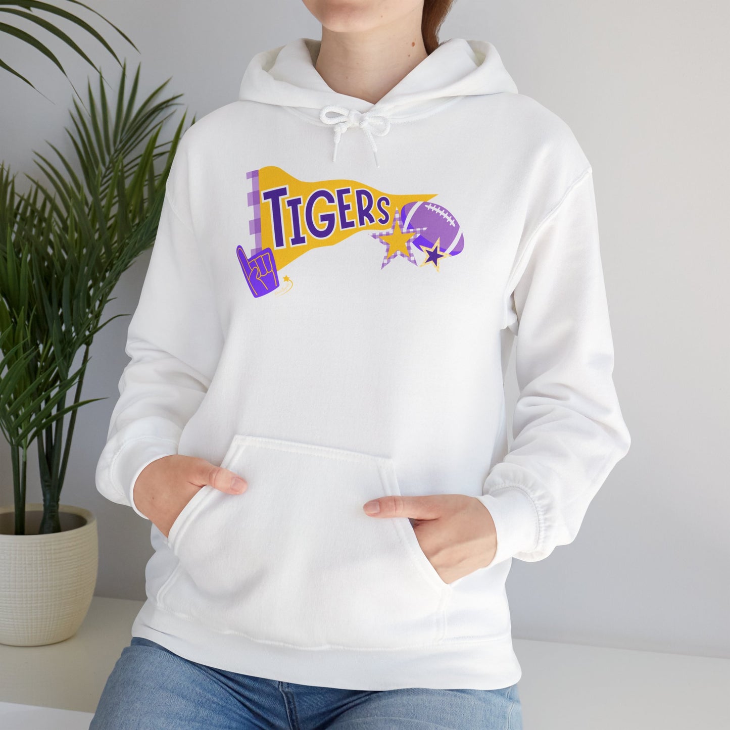 Tigers pennant Hooded Sweatshirt