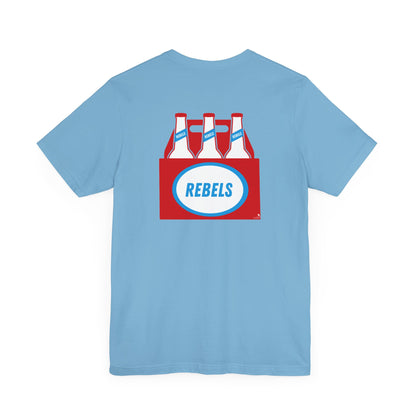 REBELS beer bottle t-shirt