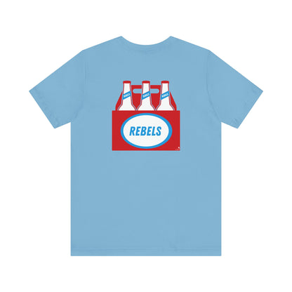 REBELS beer bottle t-shirt