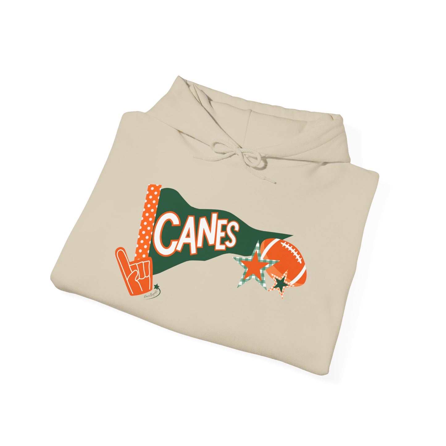 CANES pennant Hooded Sweatshirt