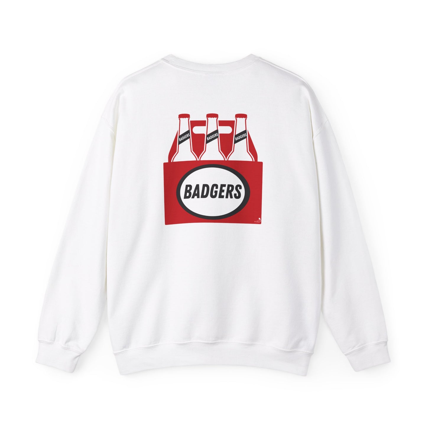 BADGERS beer bottle Crewneck Sweatshirt