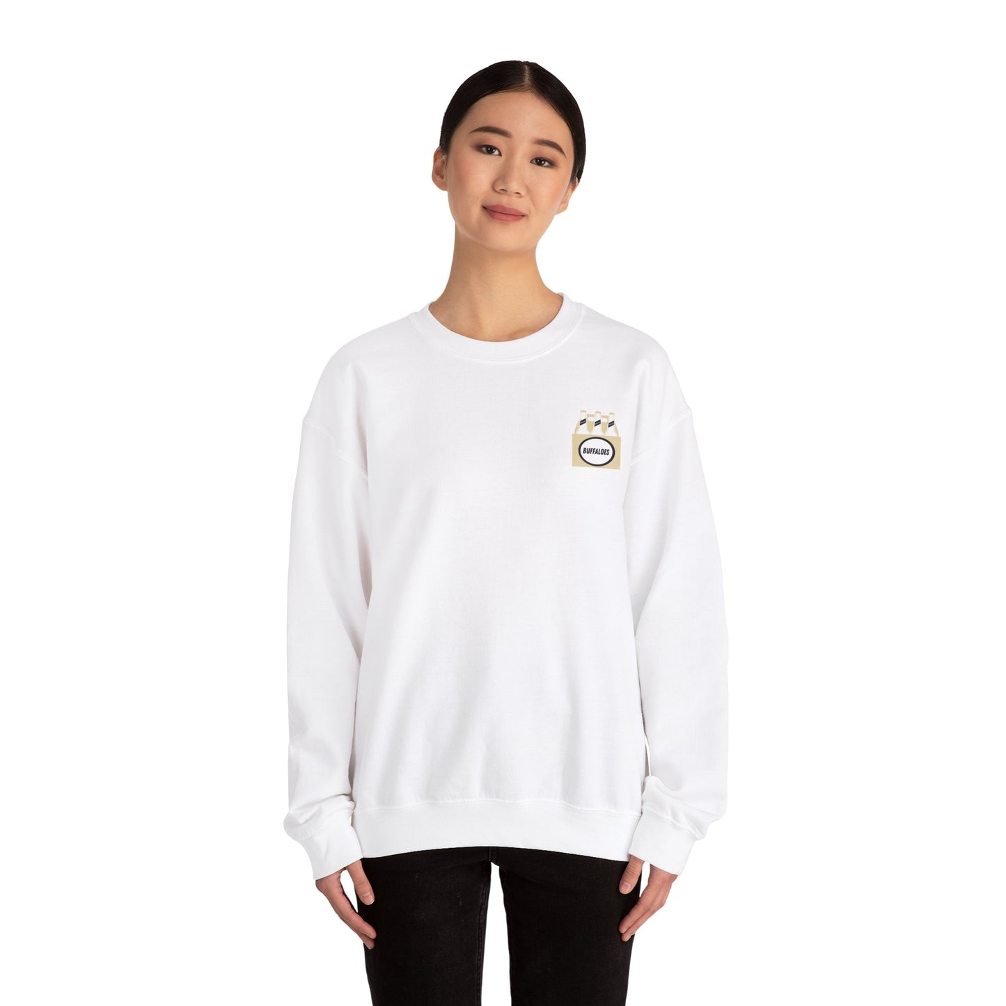 BUFFALOES beer bottle Crewneck Sweatshirt