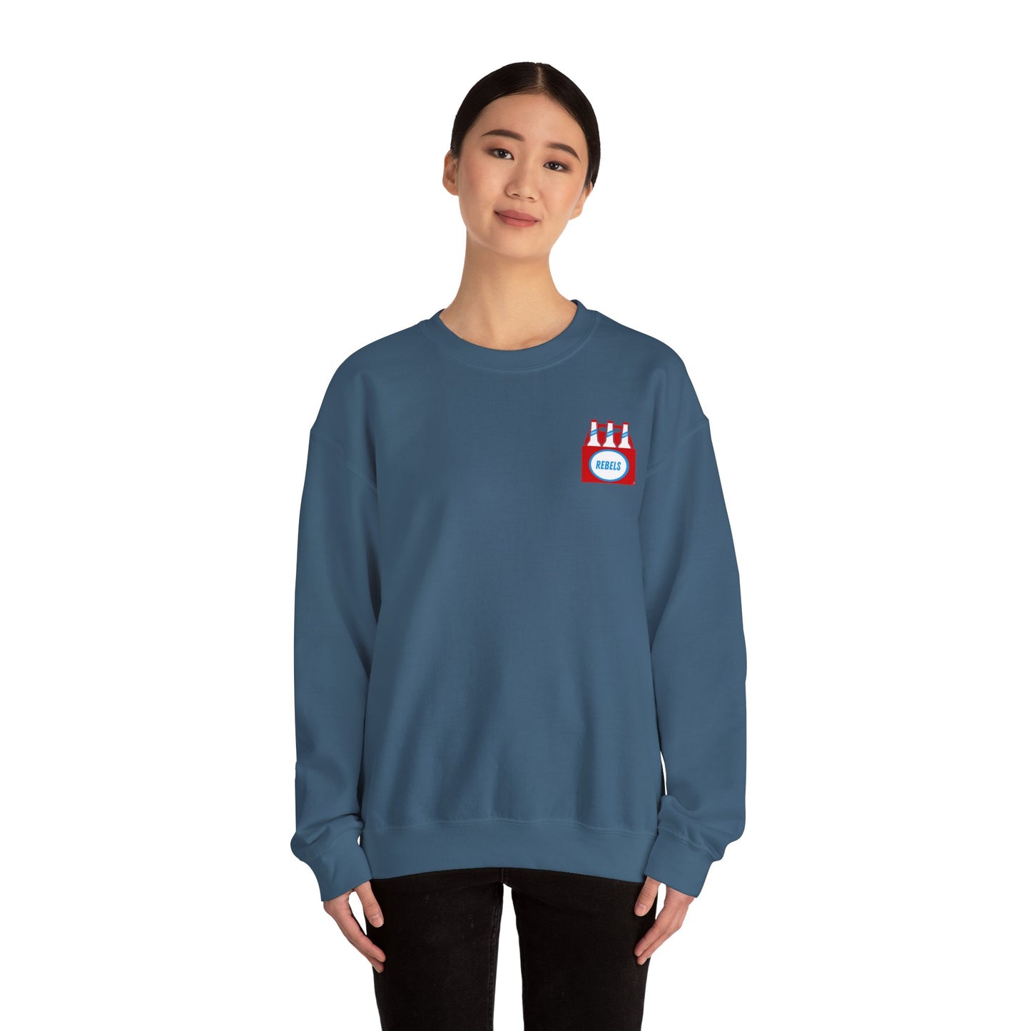 REBELS beer bottle Crewneck Sweatshirt