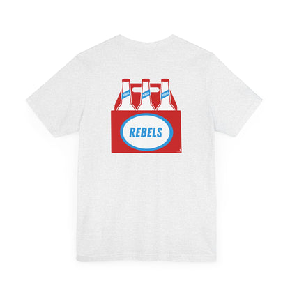 REBELS beer bottle t-shirt