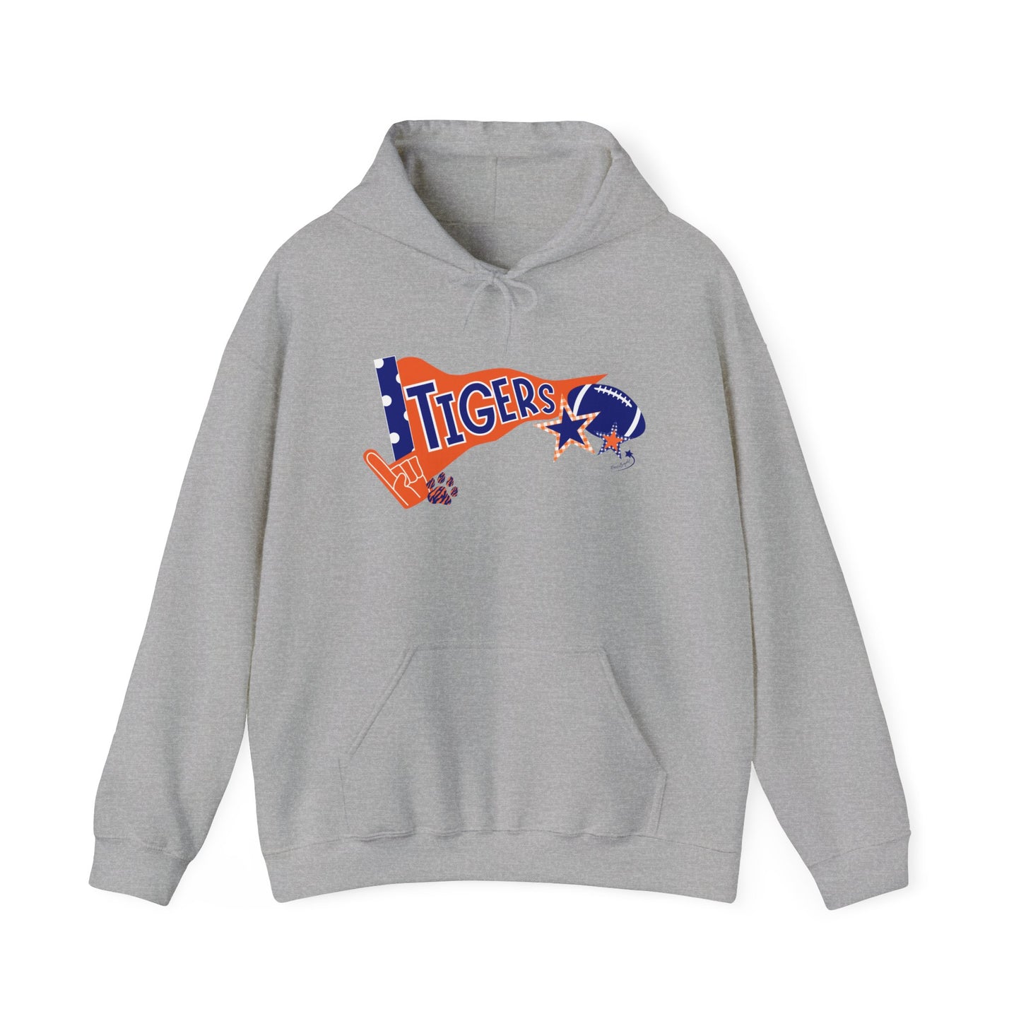 TIGERS AU pennant Hooded Sweatshirt