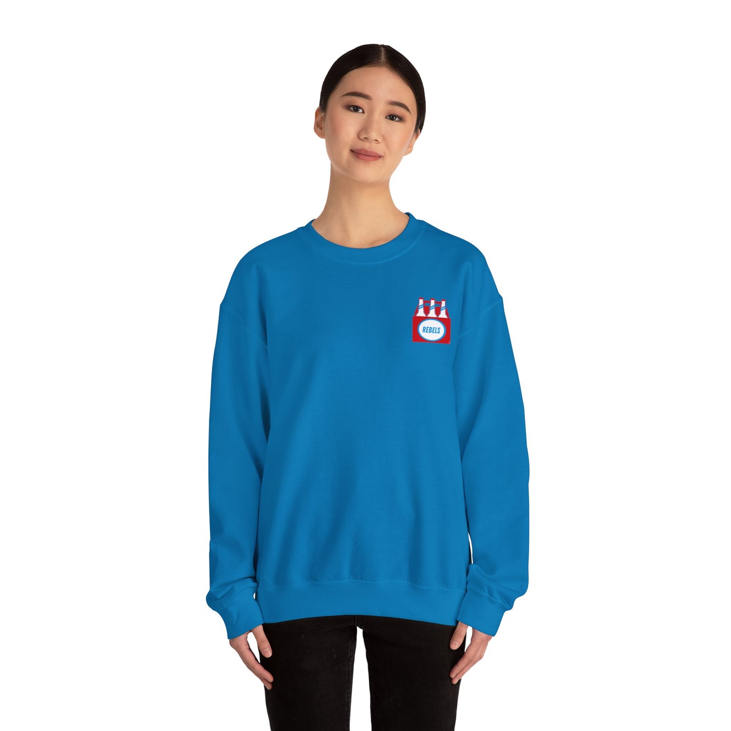 REBELS beer bottle Crewneck Sweatshirt