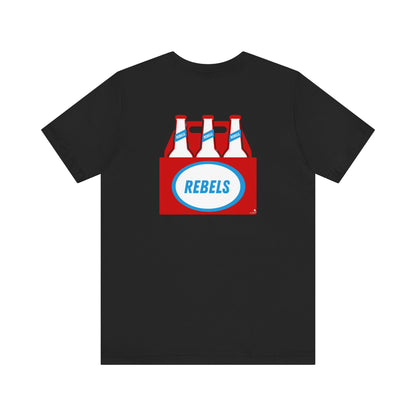 REBELS beer bottle t-shirt